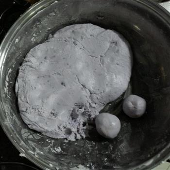 紫薯红豆汤圆的做法图解2
