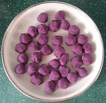 自制紫薯元宵的做法图解3