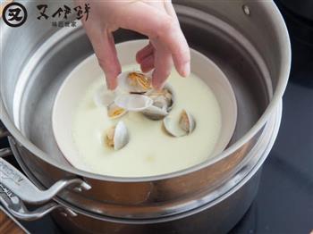 日本酱油做的蛤蜊炖蛋的做法步骤5