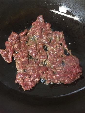 牛肉浇盖芥蓝菜的做法图解6