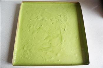 抹茶蜜豆蛋糕卷的做法步骤8