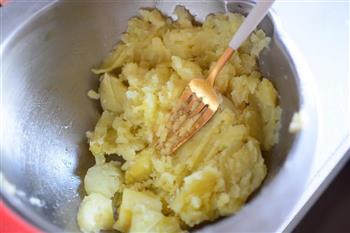 培根芝士焗薯蓉的做法步骤4