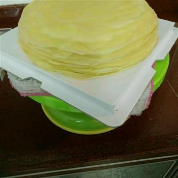 榴莲千层蛋糕的做法步骤8
