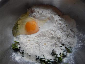 菠菜火腿鸡蛋饼的做法步骤4