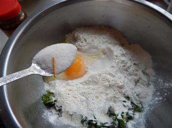 菠菜火腿鸡蛋饼的做法步骤5