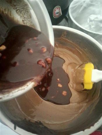 pondan布朗尼预拌粉 爆浆布朗尼蛋糕的做法步骤6