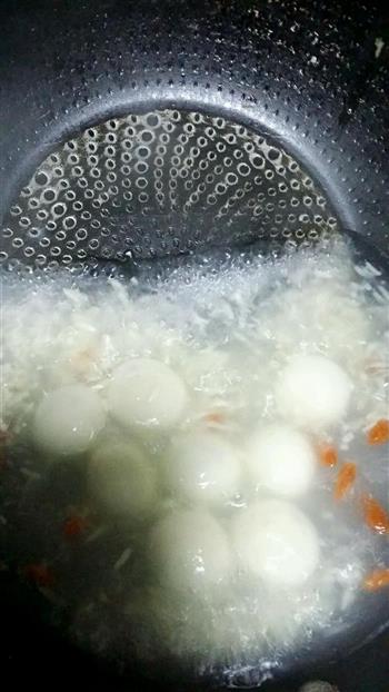 鸡蛋米酒汤圆的做法步骤3