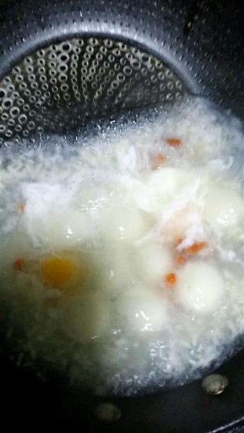 鸡蛋米酒汤圆的做法步骤4