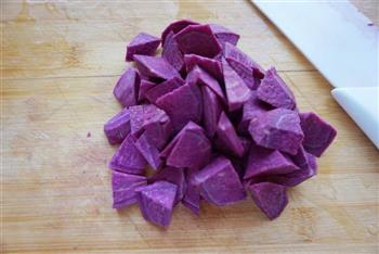 紫薯牛奶西米露的做法步骤1