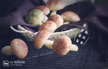 蘑菇豆沙包的做法步骤16