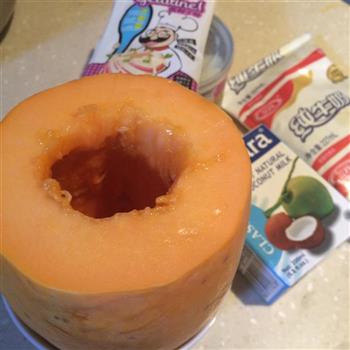 木瓜椰奶冻的做法步骤1