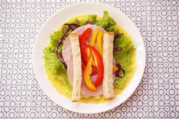 丘比沙拉汁-凯撒早餐卷的做法图解4