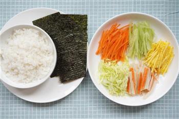 丘比沙拉酱-手卷寿司的做法图解4