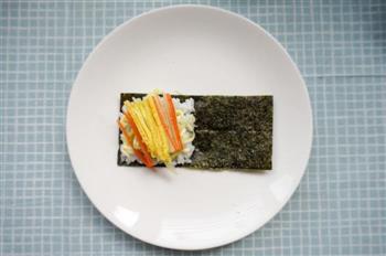 丘比沙拉酱-手卷寿司的做法图解6