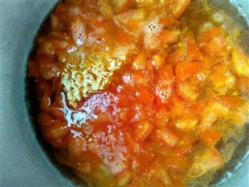 番茄鸡蛋汤面的做法步骤5
