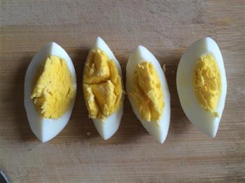 培根鸡蛋低脂沙拉的做法图解1