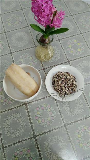 哈尼梯田紫糯米藕的做法步骤1