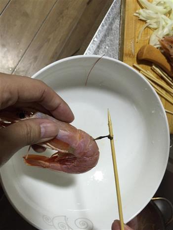 椒盐阿根廷红虾的做法图解1