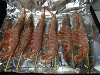 椒盐阿根廷红虾的做法步骤3