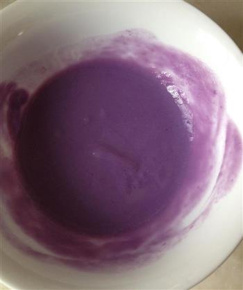 紫薯戚风蛋糕卷的做法图解3