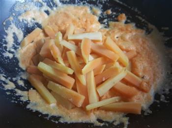 咸蛋黄焗红薯的做法步骤7