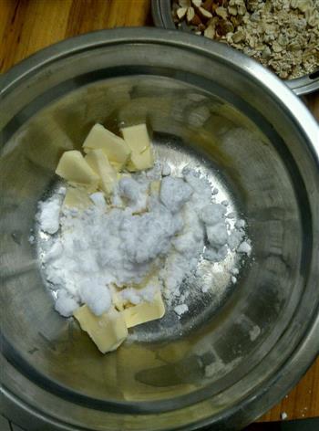 坚果燕麦黄油曲奇的做法步骤1