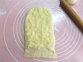 椰蓉千层面包的做法步骤7