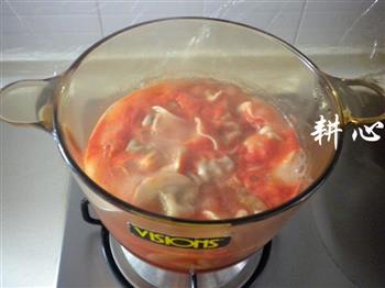 饺子茄汁汤的做法图解10