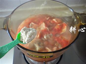 饺子茄汁汤的做法图解11