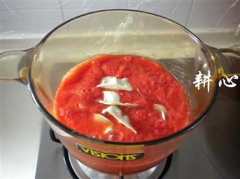 饺子茄汁汤的做法图解8