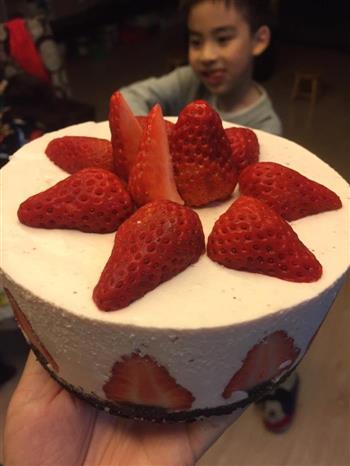 草莓慕斯蛋糕的做法步骤10