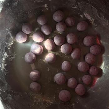 甜酒紫薯汤圆冲鸡蛋的做法步骤3