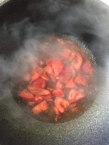 番茄白虾烩饭的做法步骤4