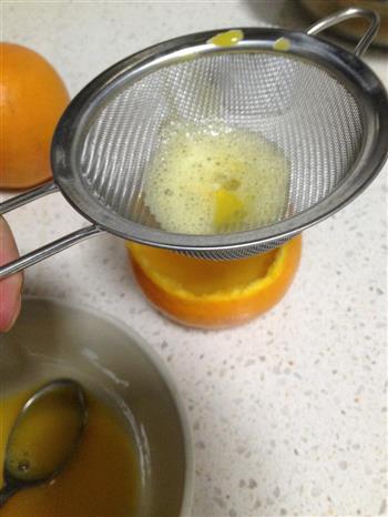 香橙蒸蛋的做法步骤4