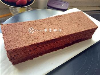 可可戚风蛋糕-超详细步骤的巧克力蛋糕的做法步骤18