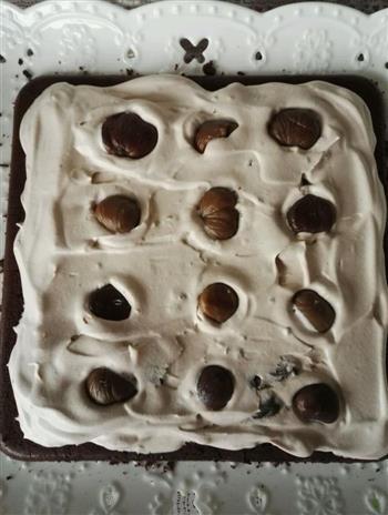 巧克力栗子蛋糕的做法图解10