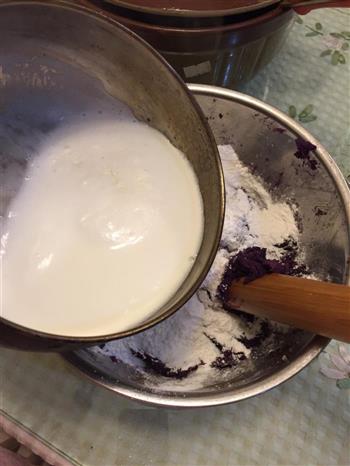 紫薯糯米糍的做法步骤3