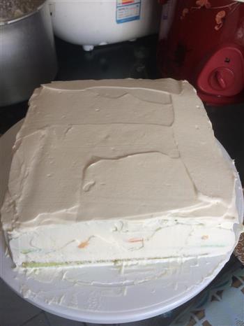 8寸生日蛋糕的做法步骤6