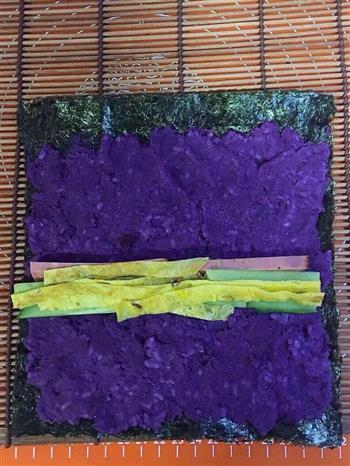 紫薯寿司的做法步骤4