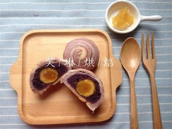 紫薯蛋黄酥的做法步骤16