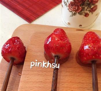 梦幻草莓冰糖葫芦的做法步骤12