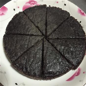 营养芝麻黑米糕的做法步骤15