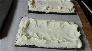 竹炭乳酪夹层蛋糕的做法图解8