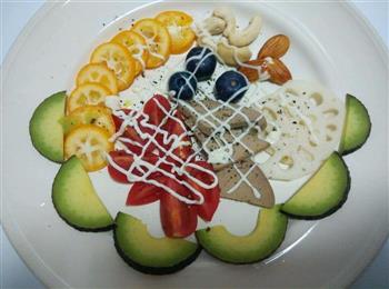减肥餐，水果沙拉的做法图解4