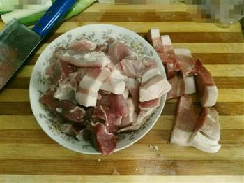 炸豆腐炖肉的做法步骤2