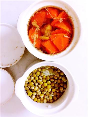 胡萝卜排骨汤 豌豆饭的做法图解6