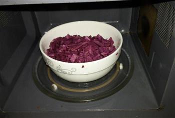 自制紫薯南瓜饼的做法图解4