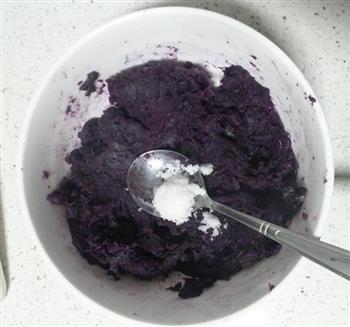 自制紫薯南瓜饼的做法步骤5
