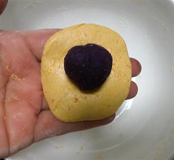 自制紫薯南瓜饼的做法图解9