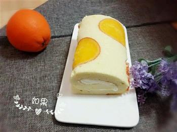 香橙蛋糕卷的做法步骤9